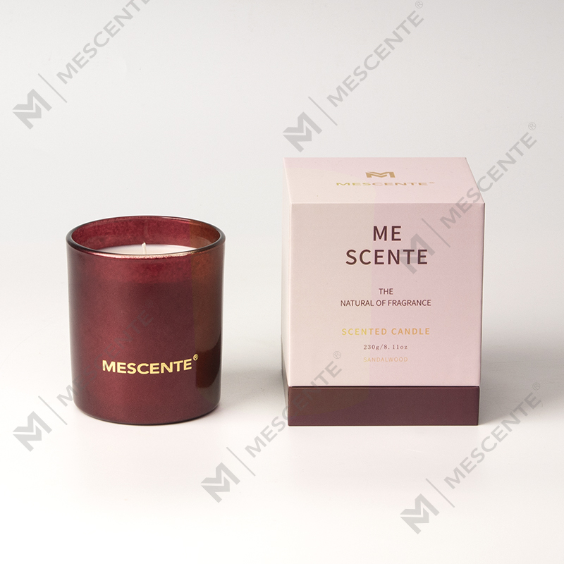 M&Scent Private Label Balang Lilin Hitam Krismas Aromaterapi Bau Lilin Wangi