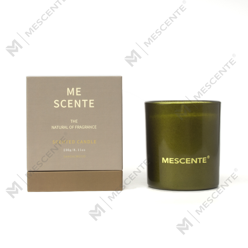 M&Scent Private Label Balang Lilin Hitam Krismas Aromaterapi Bau Lilin Wangi