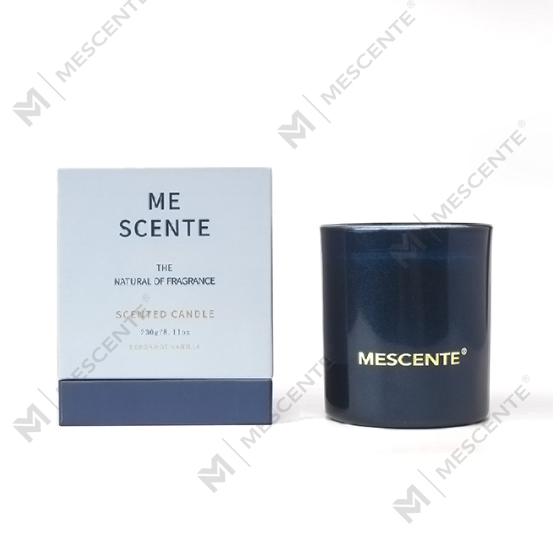 M&Scent Private Label Balang Lilin Hitam Krismas Aromaterapi Bau Lilin Wangi