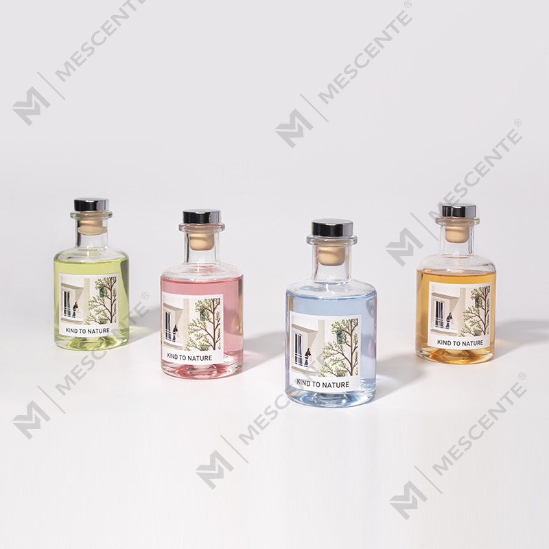 M&Scent Hiasan Mewah Botol Besar Minyak Pati Peresap Reed dengan Set Hadiah Bunga Kering
