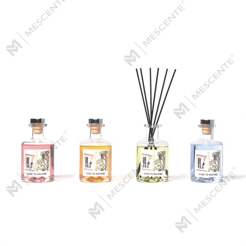 M&Scent Hiasan Mewah Botol Besar Minyak Pati Peresap Reed dengan Set Hadiah Bunga Kering