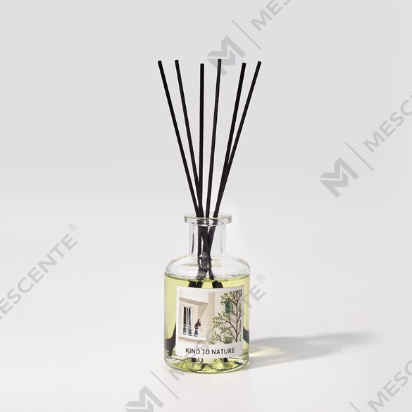 M&Scent Luxury 200ml Botol Putih Tersuai Penyebar Reed Sticks Kayu dengan Kotak