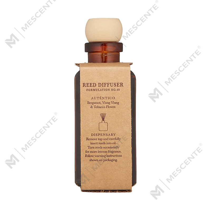 M&Scent Luxury Custom Besar Rose Gold Botol Kaca Bunga Label Persendirian Peresap Reed Cecair Dengan Kotak Hadiah