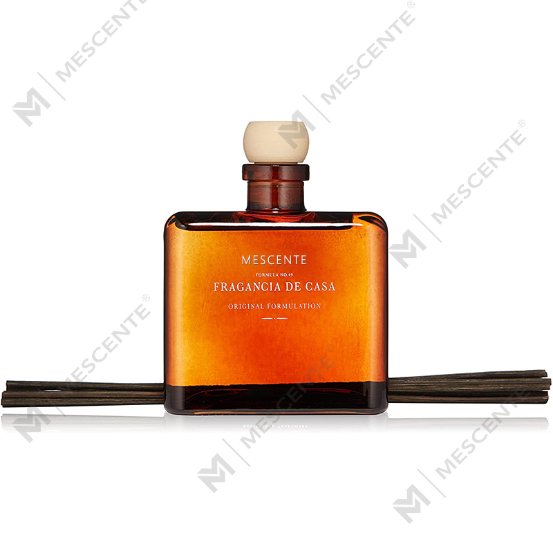M&Scent Luxury Custom Besar Rose Gold Botol Kaca Bunga Label Persendirian Peresap Reed Cecair Dengan Kotak Hadiah