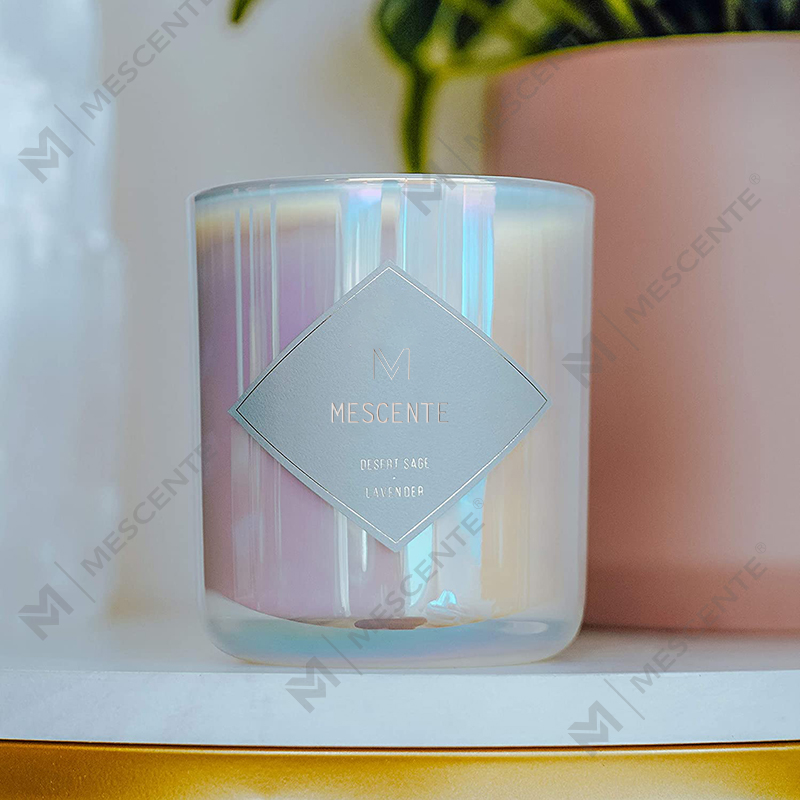 Balang Lilin Wick Putih Hitam Berbuih Kosong Dengan Penutup
