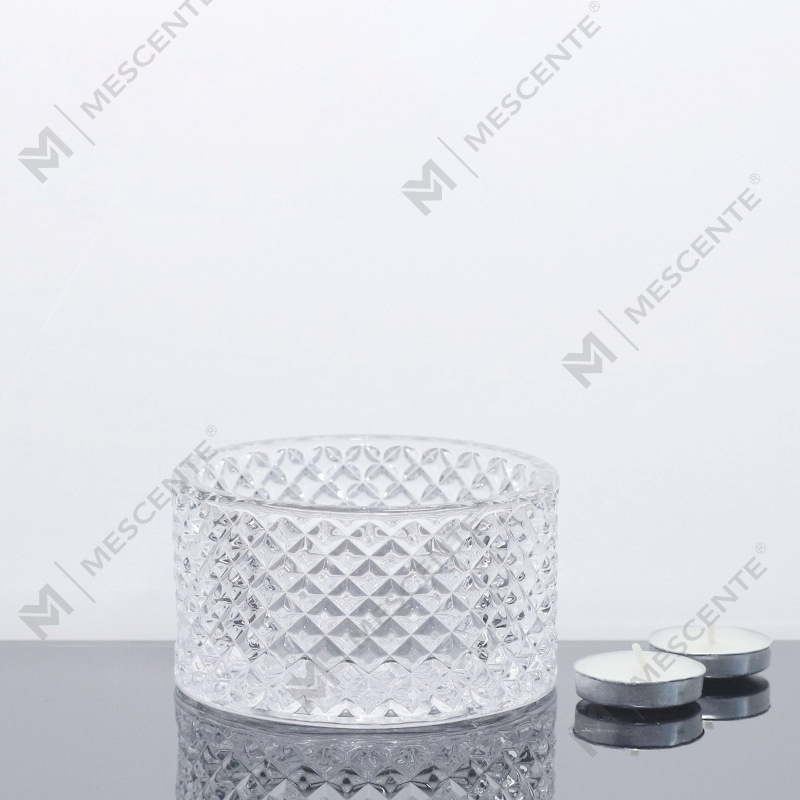 M&Scent Besar 3 Sumbu Balang Lilin Merah Jambu Dengan Penutup Pukal, Balang Lilin Seramik Untuk Membuat Lilin
