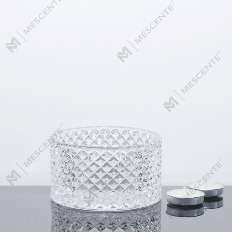 M&Scent Besar 3 Sumbu Balang Lilin Merah Jambu Dengan Penutup Pukal, Balang Lilin Seramik Untuk Membuat Lilin