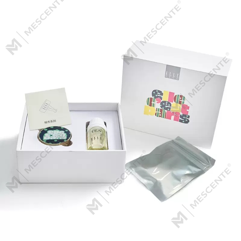 Penyebar penyegar kereta minyak wangi cecair mewah M&Scent dengan loket klip gantung