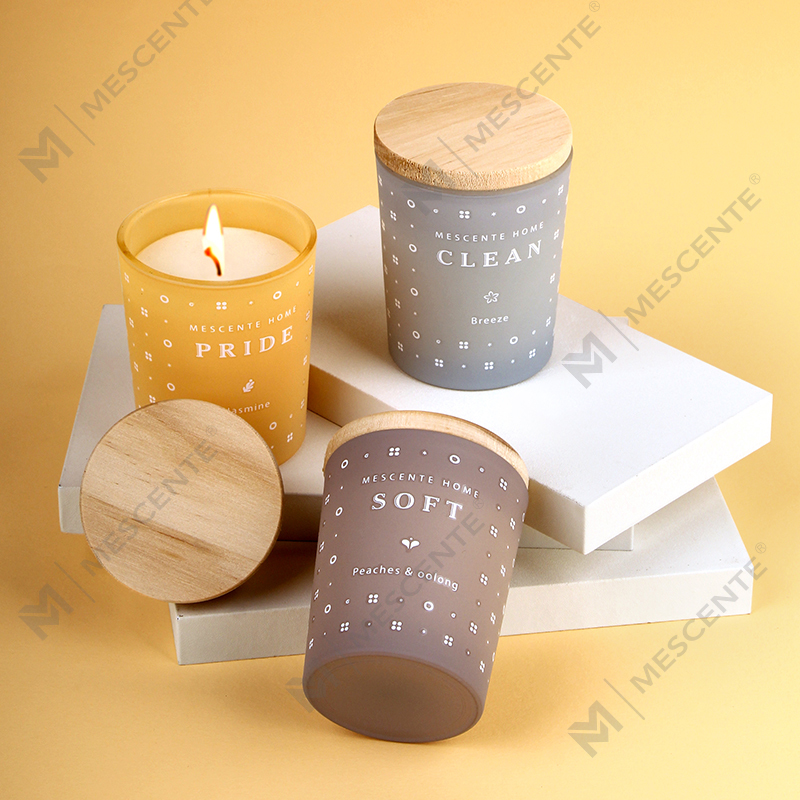 M23352 Set lilin Aromaterapi Lilin Soya Isi Rumah 3 Pek