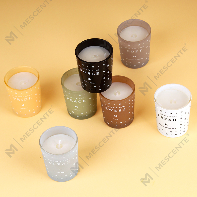 M23352 Set lilin Aromaterapi Lilin Soya Isi Rumah 3 Pek