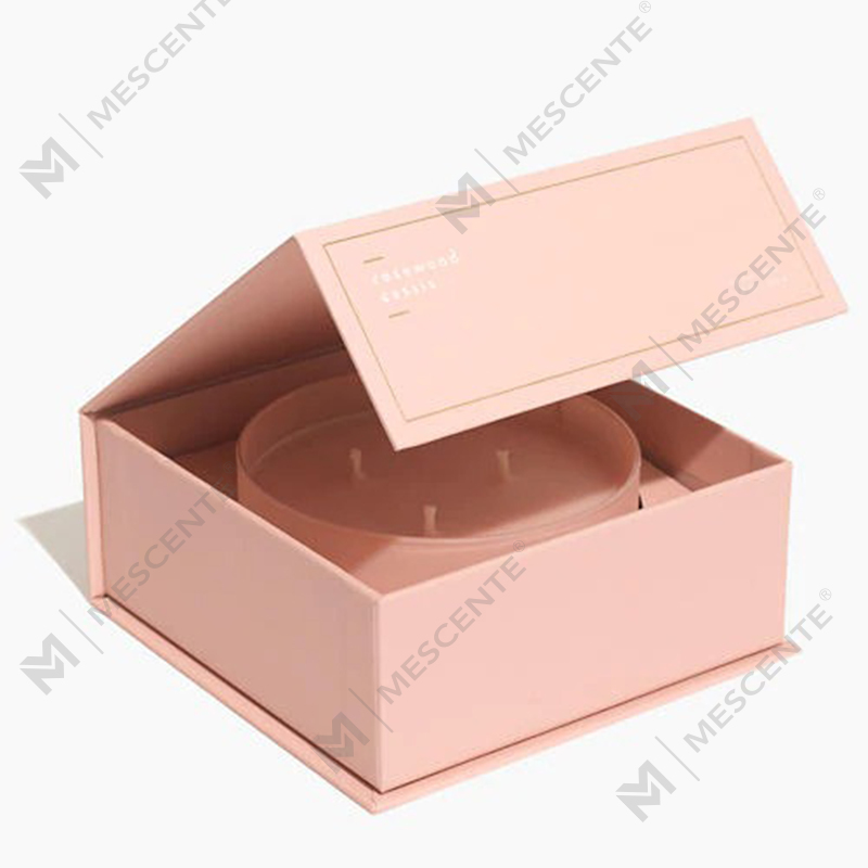 M&S cent Lilin Beraroma 3 Sumbu Mewah Besar Dengan Tudung Kayu