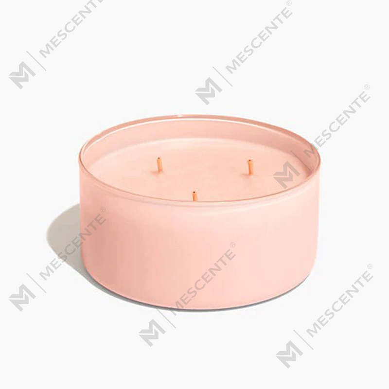 M&S cent Lilin Beraroma 3 Sumbu Mewah Besar Dengan Tudung Kayu
