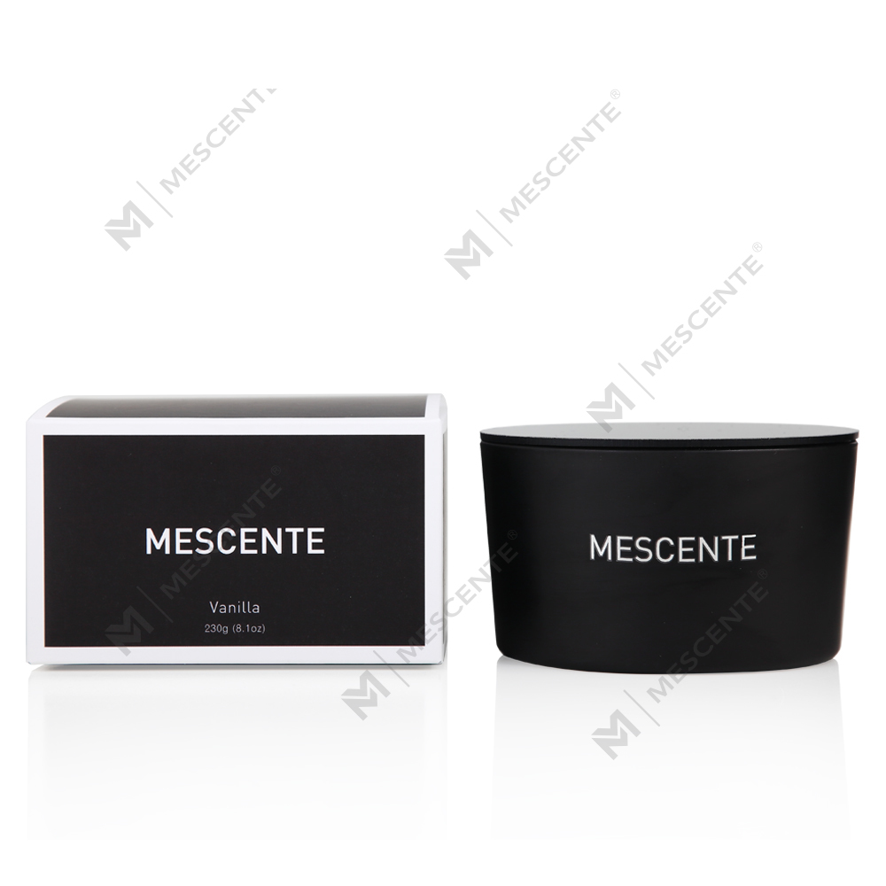 Balang Kaca Label Persendirian Borong Mescente 3 Sumbu Lilin Wangi Lilin Soya 100%