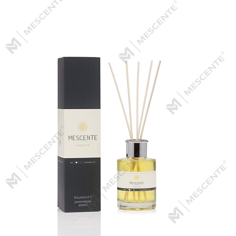 M&Scent Luxury Custom Bunga Botol Besar Label Persendirian Penyebar Reed Cecair Dengan Kotak Hadiah