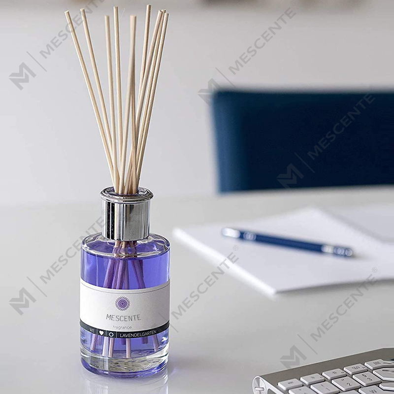 M&Scent Luxury Custom Bunga Botol Besar Label Persendirian Penyebar Reed Cecair Dengan Kotak Hadiah