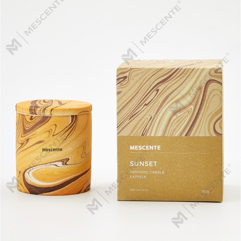 M&Scent Borong Murah Tersuai Mewah Label Peribadi Tiang Lilin Soya Wangi Kayu Sumbu Lilin Aroma