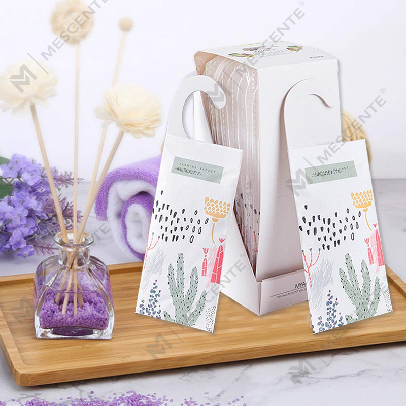 Rekaan Baharu M&Scent Sesuaikan Beg Sachet Wangi Gantung, Sachet Wangi Almari Pakaian