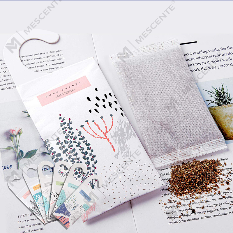 Rekaan Baharu M&Scent Sesuaikan Beg Sachet Wangi Gantung, Sachet Wangi Almari Pakaian