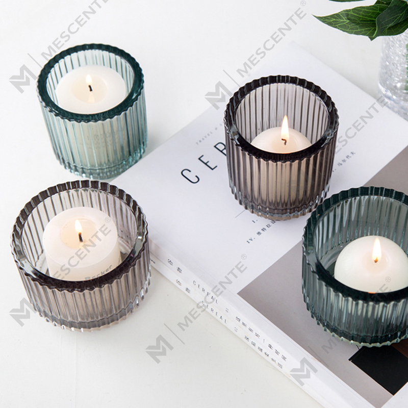 Pemegang Lilin Kristal Kaca Hiasan Mewah M&Scent, Pemegang Lilin Secara Pukal