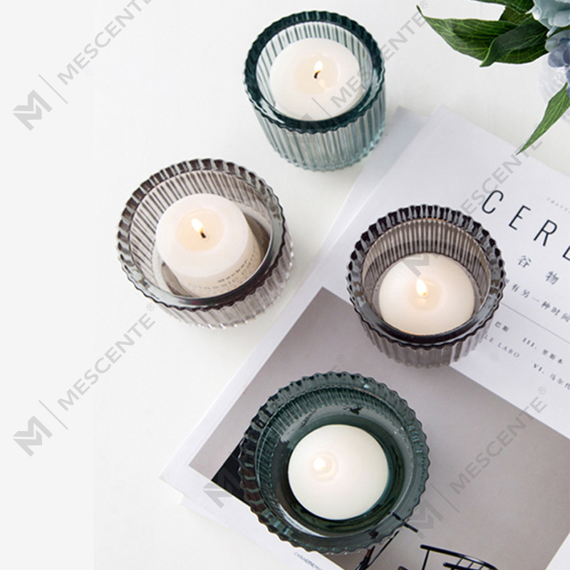 Pemegang Lilin Kristal Kaca Hiasan Mewah M&Scent, Pemegang Lilin Secara Pukal