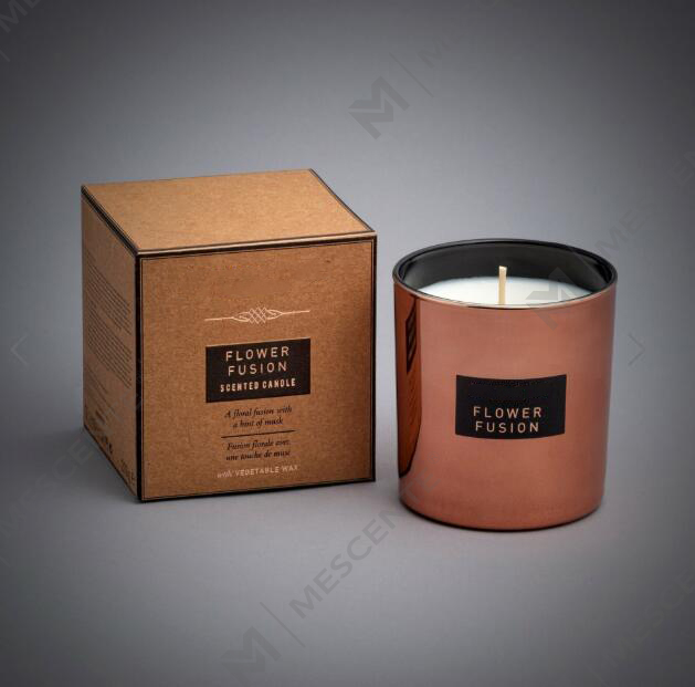 540g kaca cermin berkapasiti besar lilin soya wangi