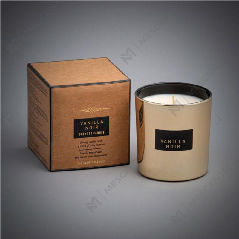 540g kaca cermin berkapasiti besar lilin soya wangi