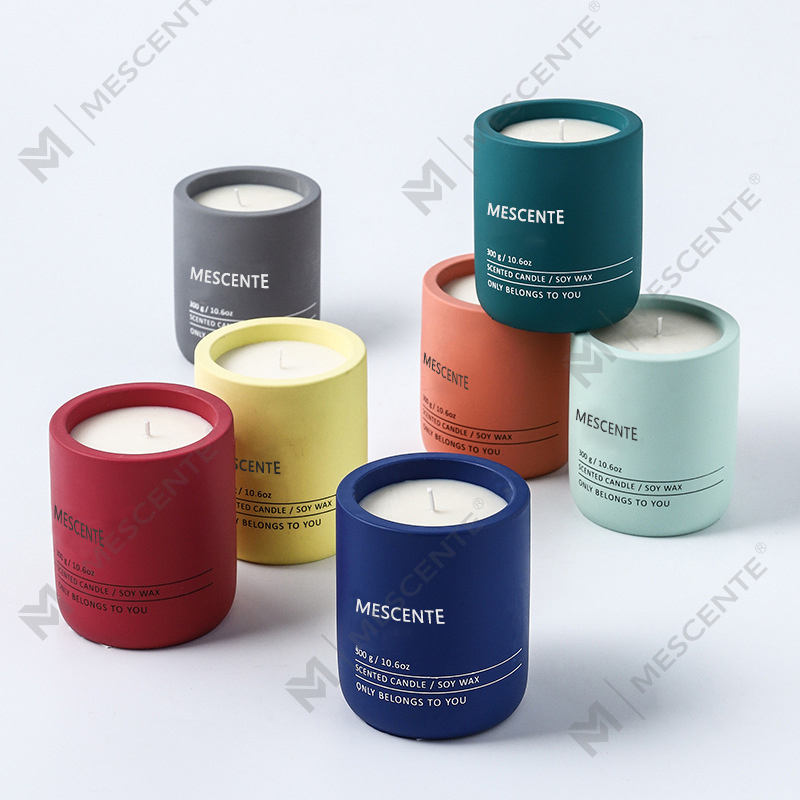 M&Scent Urut Mewah Hiasan Tersuai Label Persendirian Crystal Ceramic Woodwick Lilin Lilin Soya Wangi