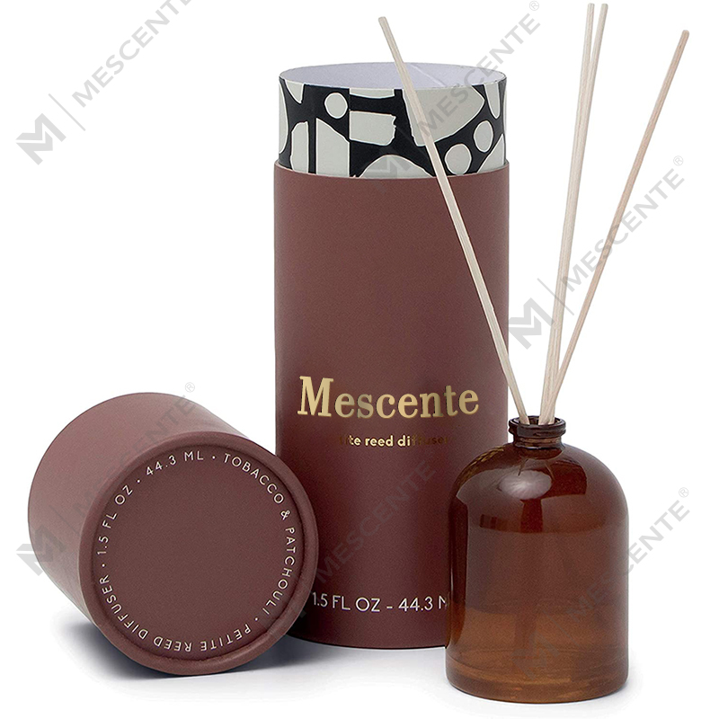 M&Scent Luxury Custom Besar Rose Gold Botol Kaca Bunga Label Peribadi Penyebar Reed Cecair Dengan Kotak Hadiah