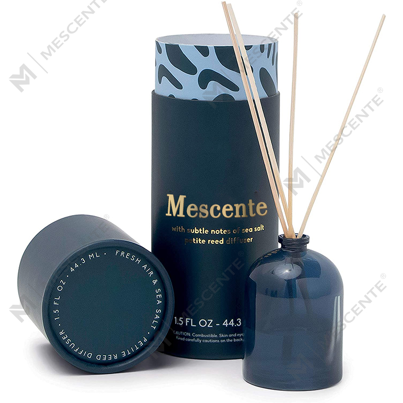 M&Scent Luxury Custom Besar Rose Gold Botol Kaca Bunga Label Peribadi Penyebar Reed Cecair Dengan Kotak Hadiah