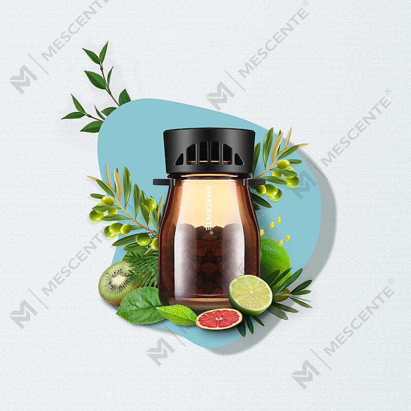 M&Scent Organic Custom Logo Mini Fragrance Botol Penyegar Udara Kereta, Pam Udara Untuk Kereta