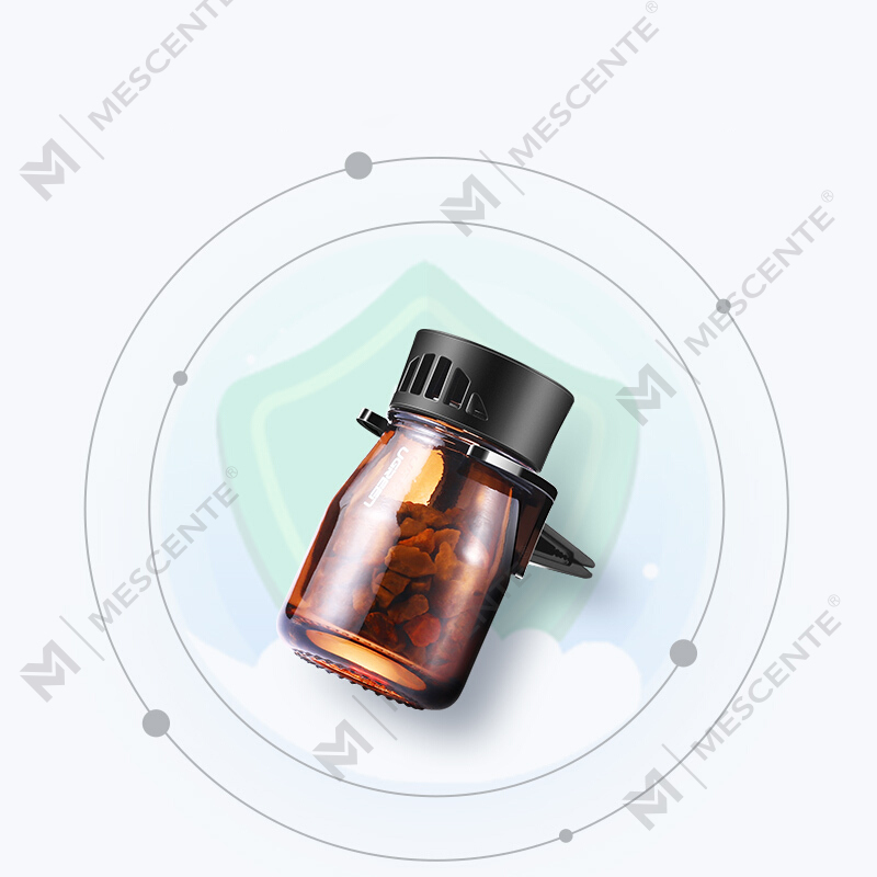 M&Scent Organic Custom Logo Mini Fragrance Botol Penyegar Udara Kereta, Pam Udara Untuk Kereta