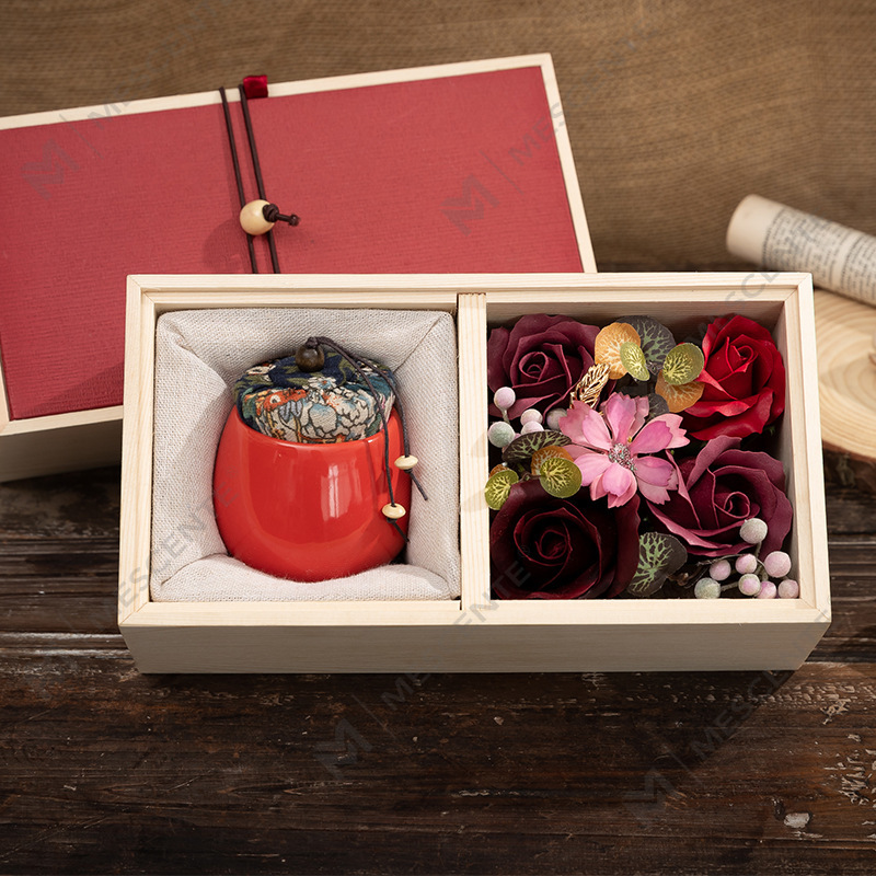 M&Scent Luxury Decoration Bulk Order Ceramic Pillar Aromatherapy Lilin Parafin