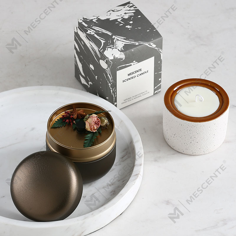 M&Scent Label Persendirian Hiasan Mewah Tersuai Woodwick Scented Soya Wax Lilin