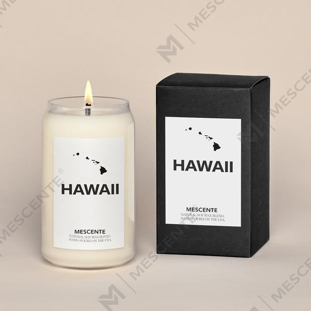 M&Scent Organik Ceramic Milky Woodwick Candles, Bekas Lilin