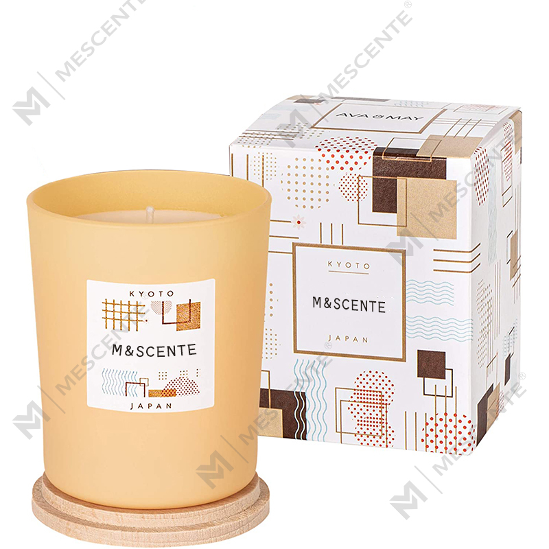 Label peribadi tersuai M&Scent dibuat lilin soya lilin wangi berwarna