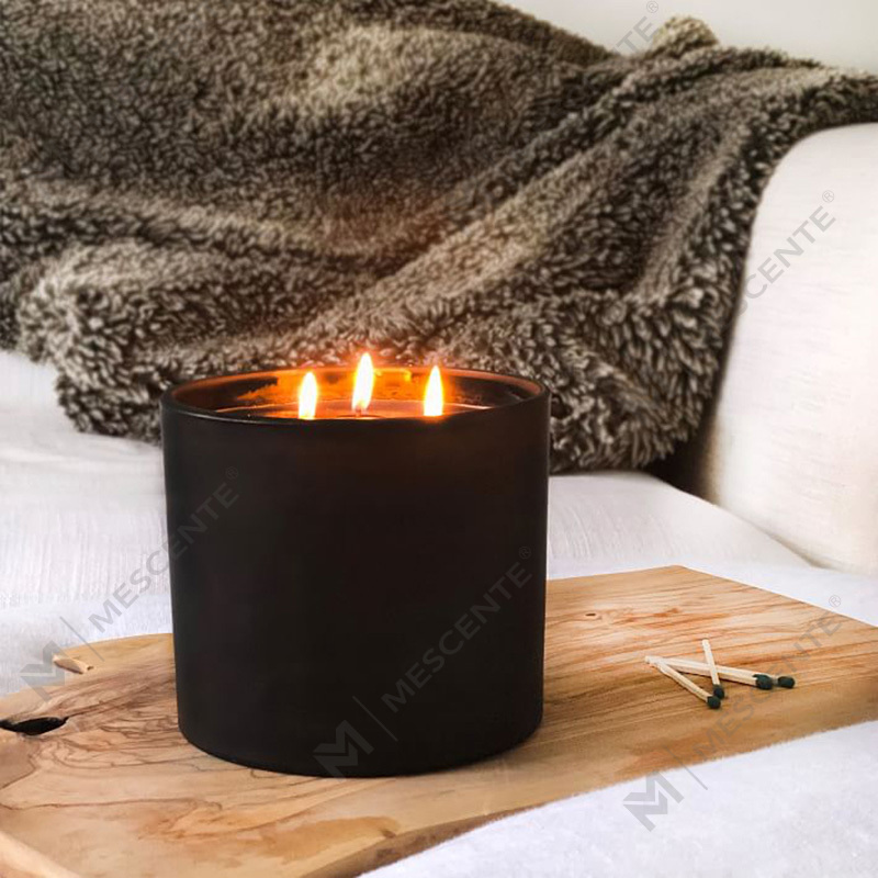 M&SCENT Natural Christmas Lilin Lilin Soya Bau Bau Kaca Digunakan Secara meluas dengan Kotak Lipat