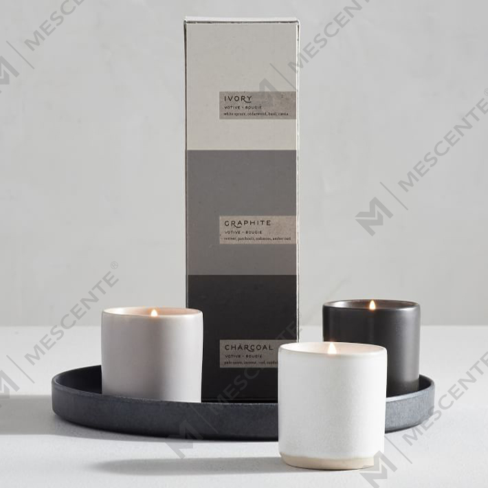 Label Peribadi Tersuai Set Hadiah Lilin Wangi Seramik Mewah A29218-Barang Berharga