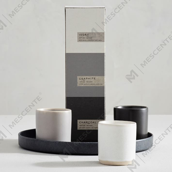 Label Peribadi Tersuai Set Hadiah Lilin Wangi Seramik Mewah A29218-Barang Berharga