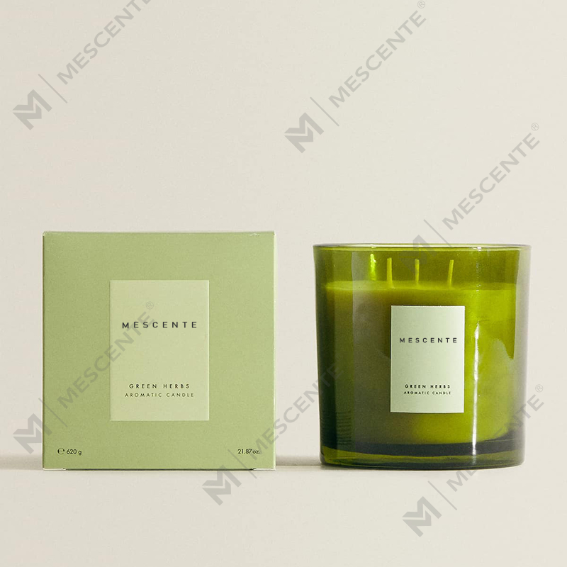 M&Scent Party Relax Scented Cendana Lilin, Lilin Lelaki Boleh Isi Semula A29273