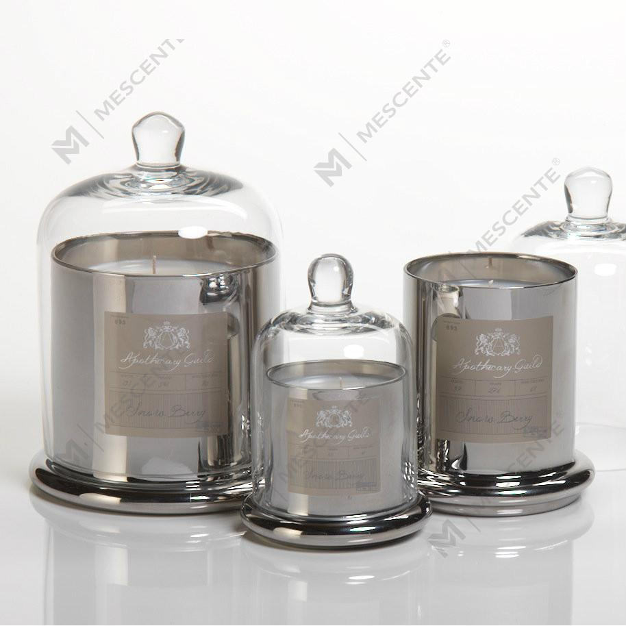 M&Scent Decorative Romantic Wedding Bell Jar Penutup Kubah Kaca Lilin Wangi A29275