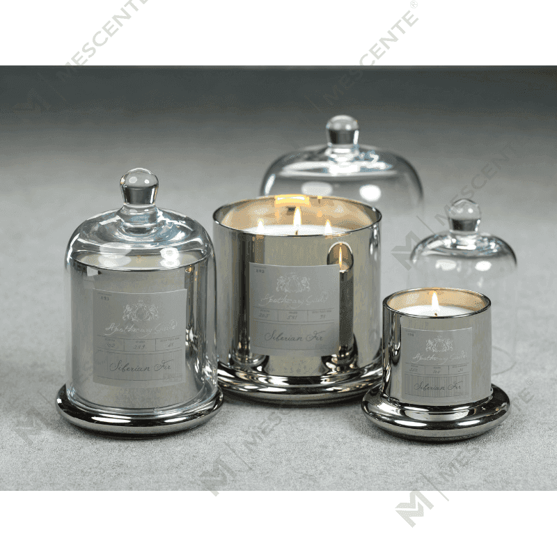 M&Scent Decorative Romantic Wedding Bell Jar Penutup Kubah Kaca Lilin Wangi A29275