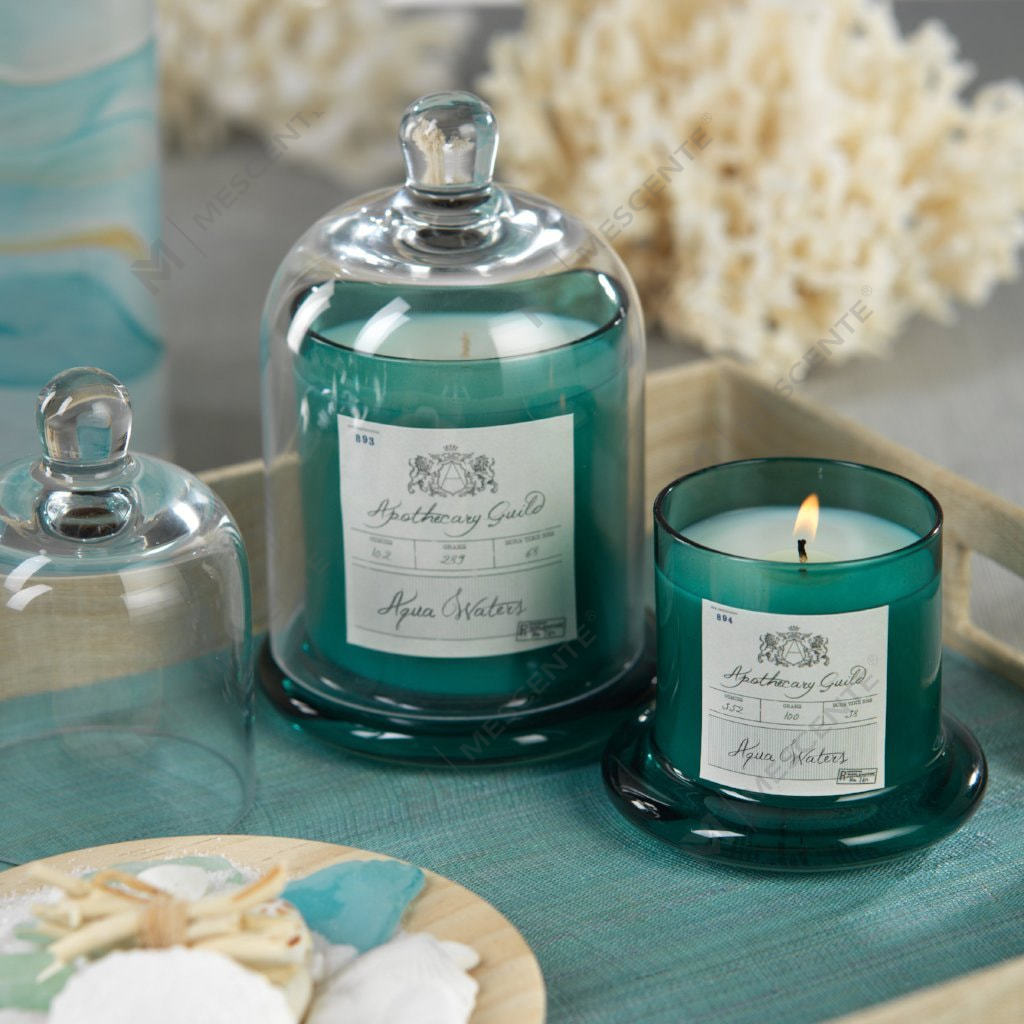 M&Scent Decorative Romantic Wedding Bell Jar Penutup Kubah Kaca Lilin Wangi A29275