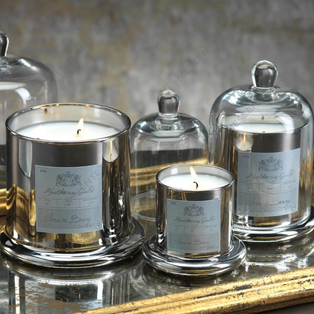 M&Scent Decorative Romantic Wedding Bell Jar Penutup Kubah Kaca Lilin Wangi A29275