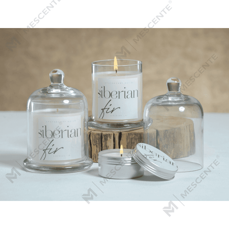 M&Scent Decorative Romantic Wedding Bell Jar Penutup Kubah Kaca Lilin Wangi A29275