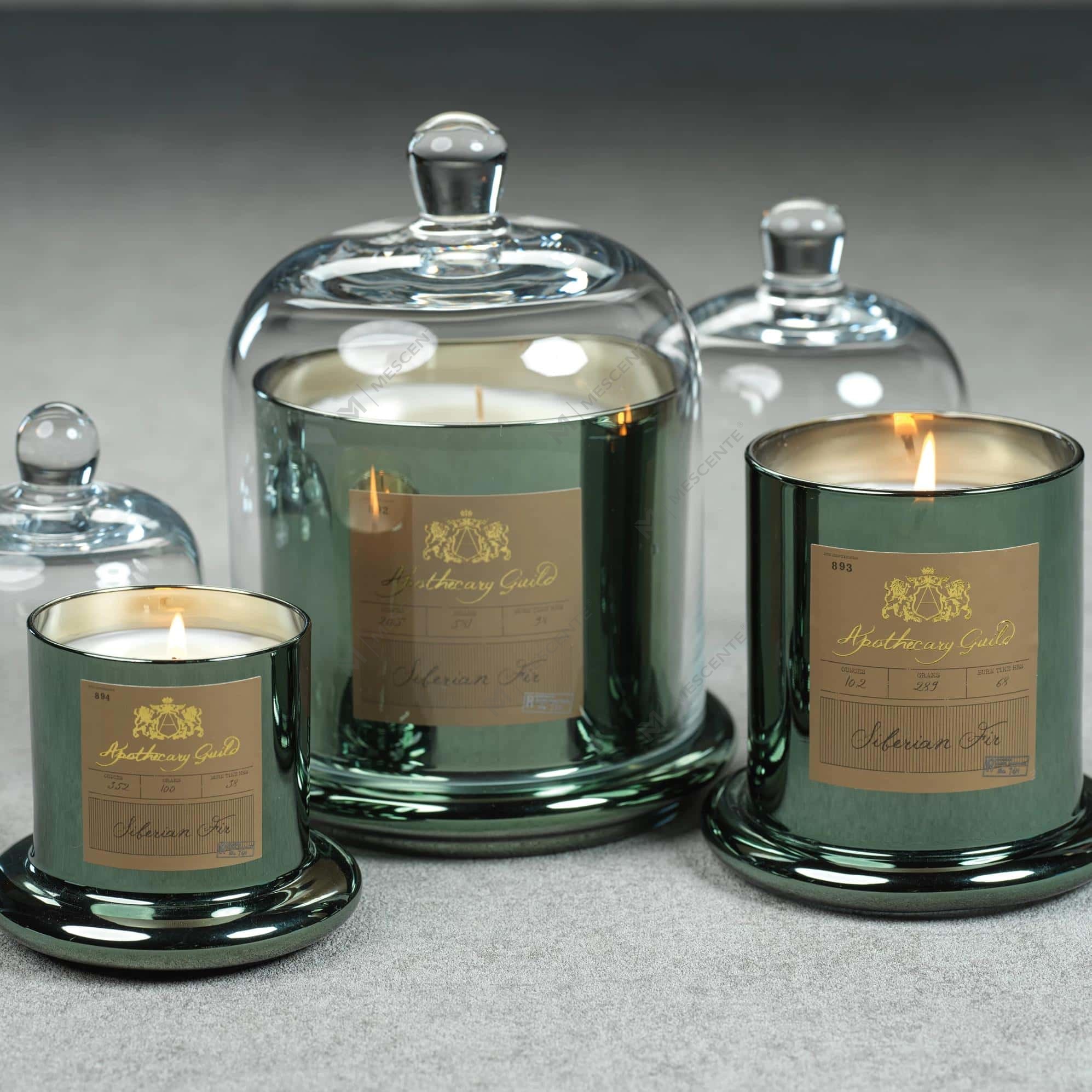 M&Scent Decorative Romantic Wedding Bell Jar Penutup Kubah Kaca Lilin Wangi A29275