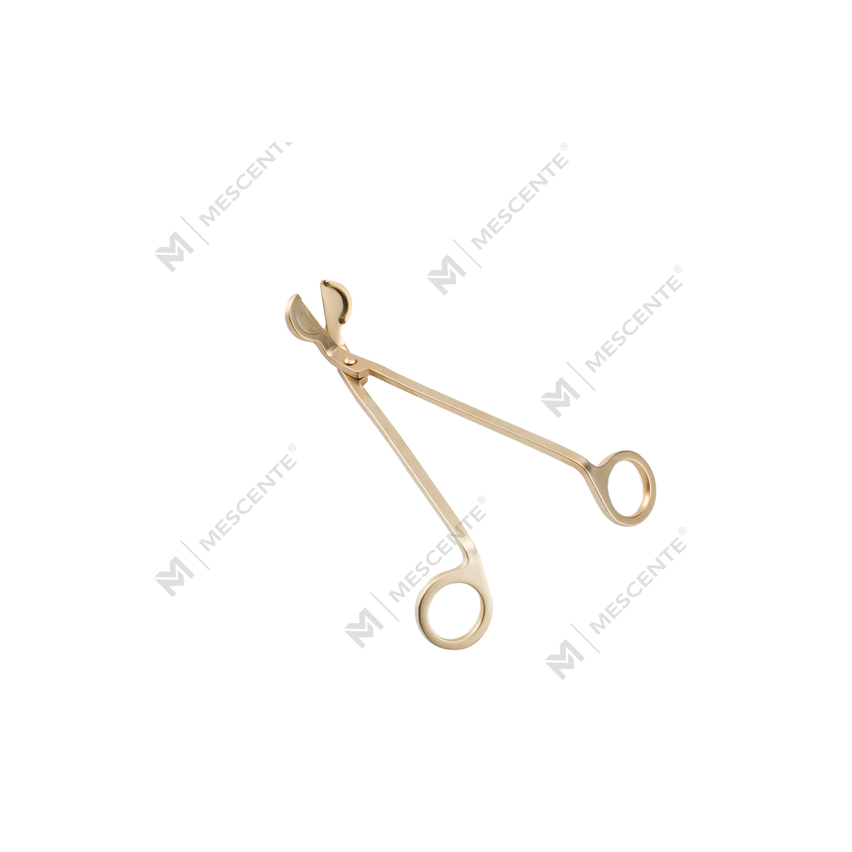 Set Snuffer Sumbu Lilin Emas Mescente Dengan Kotak Hadiah A991330-1