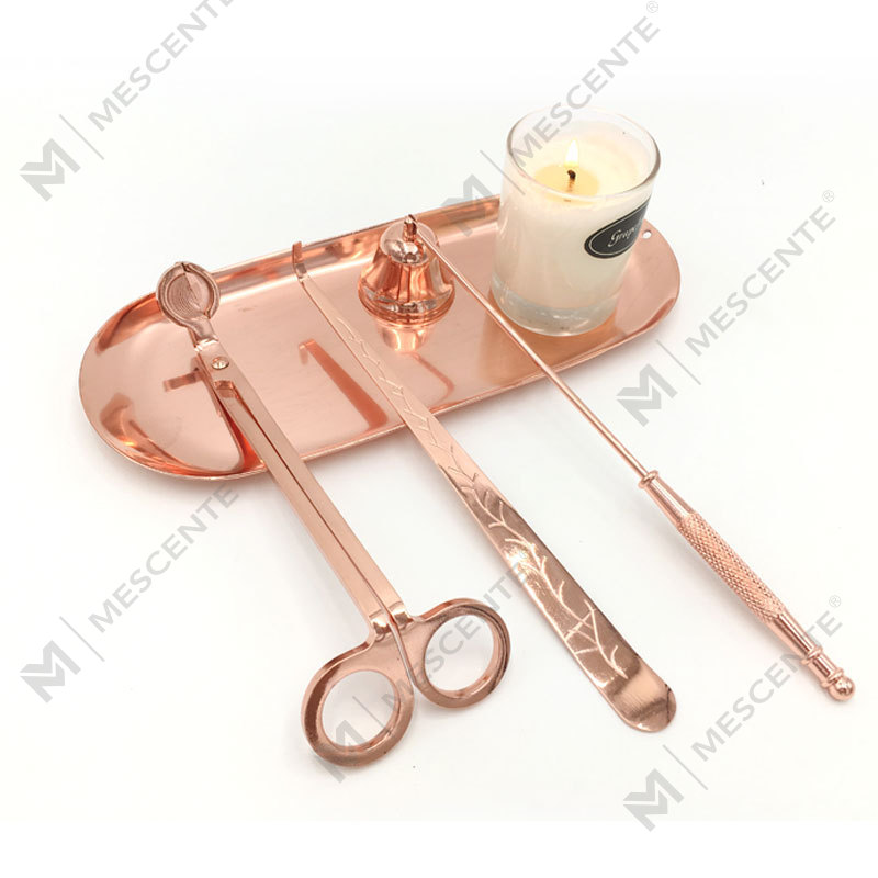 Mescente 4 Dalam 1 Candle Snuffer Wick Trimmer Set Dipper A99133-3