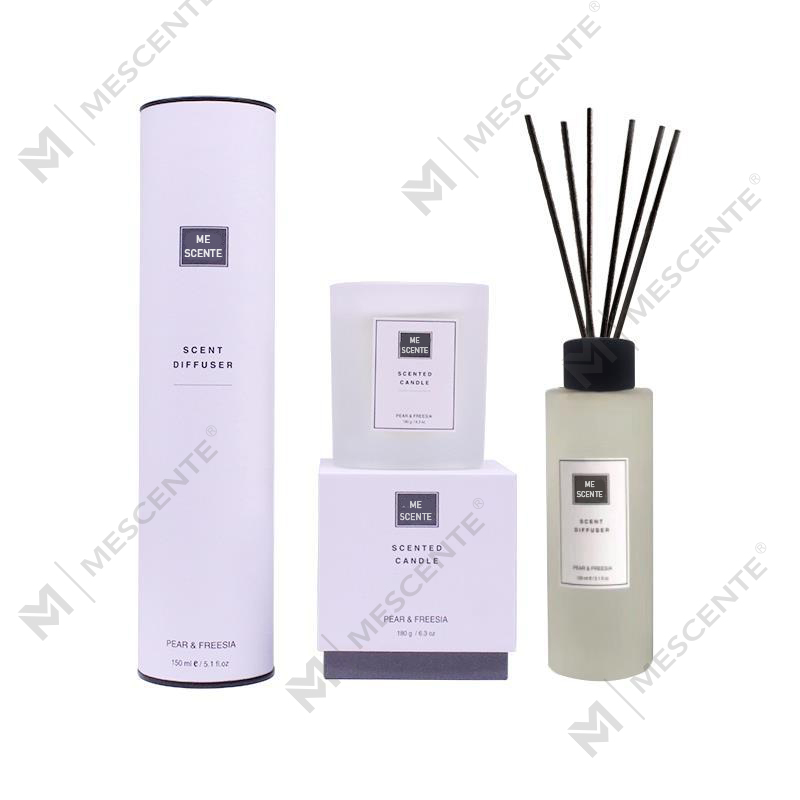Set Hadiah Penyebar Reed Wangian Rumah 150ml Dengan Lilin Wangi A99189