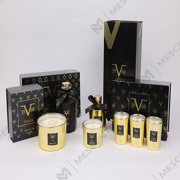 M&Scent Home Fragrance Reed Diffuser Set Hadiah Dengan Lilin Wangi A29260-2
