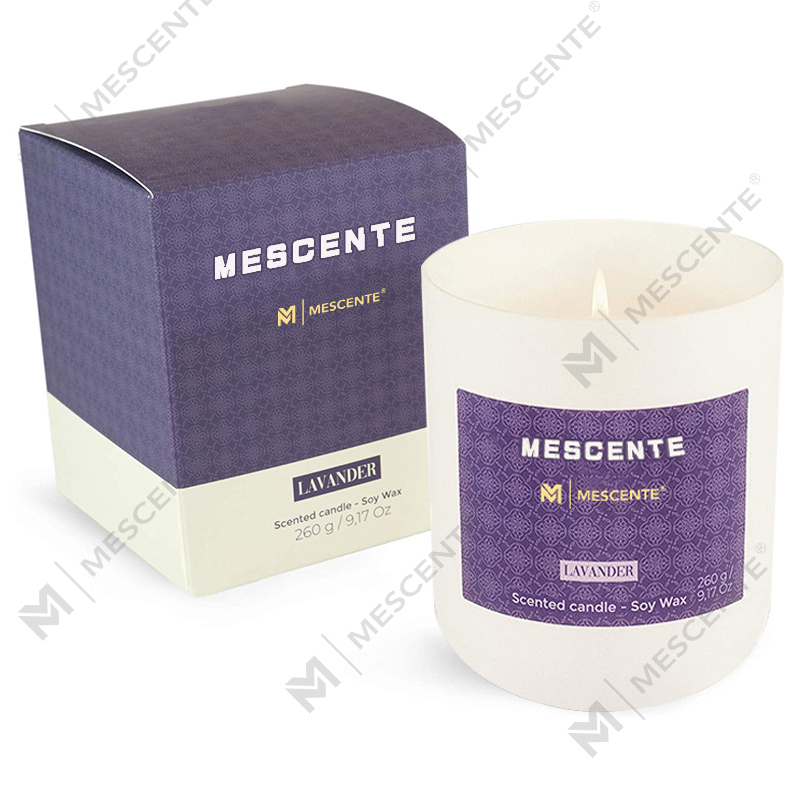 Lilin Berasaskan Soya Mini M&Scent Mason Jar, Lilin Soya Lilin Marmar Pembungkusan Mewah